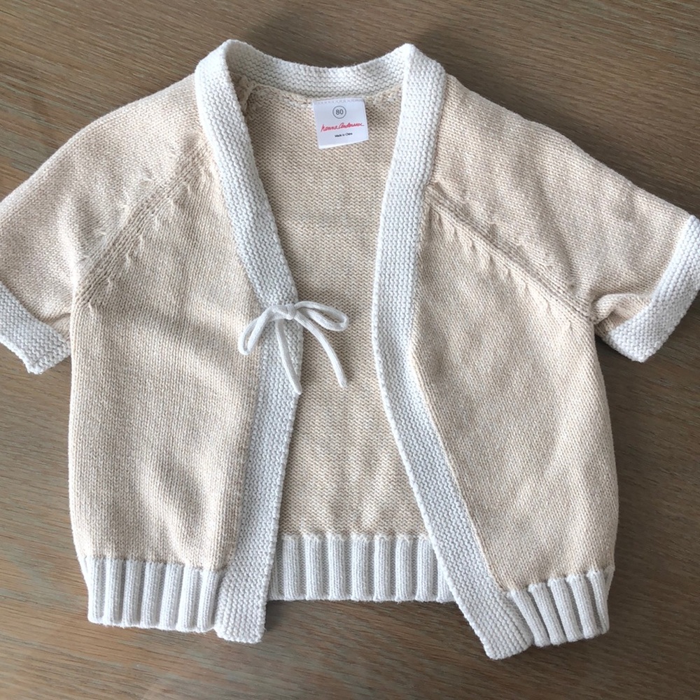 Hanna Andersson Knit short sleeve cardigan